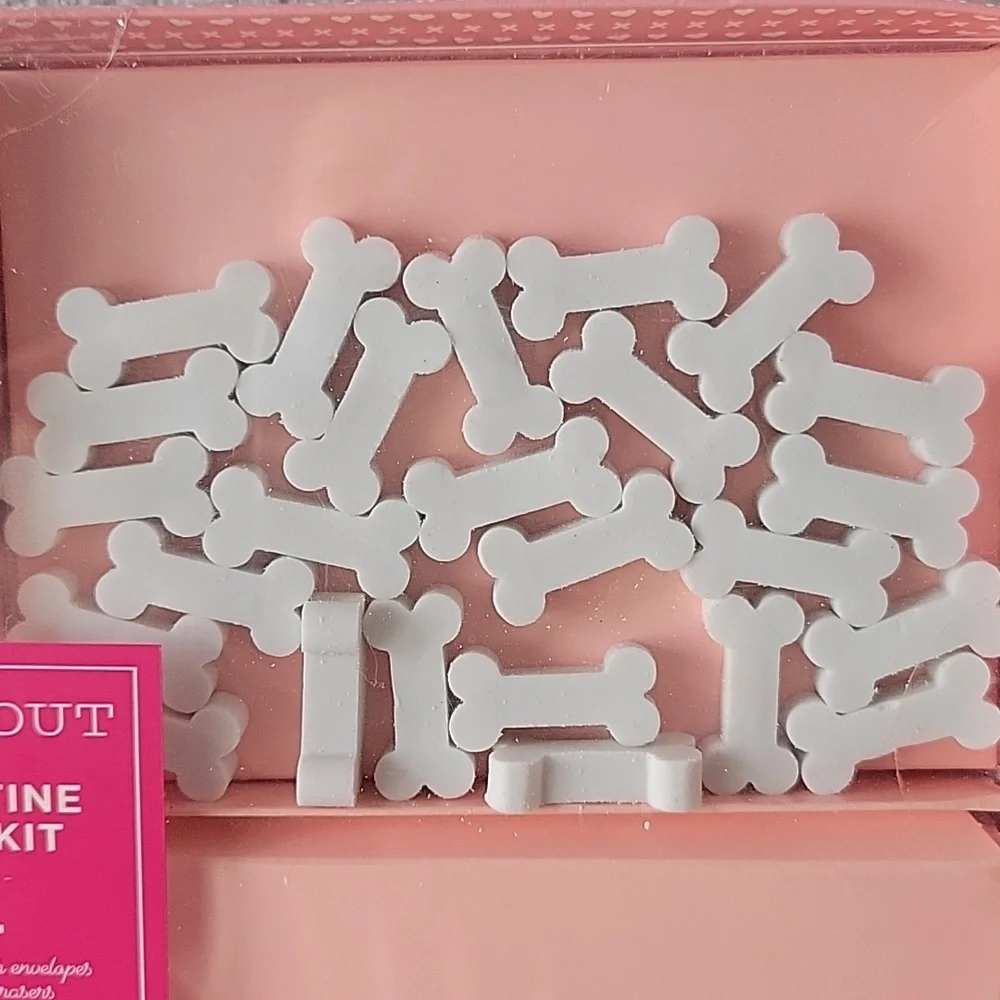 Valentine Card Kit with Dog Design